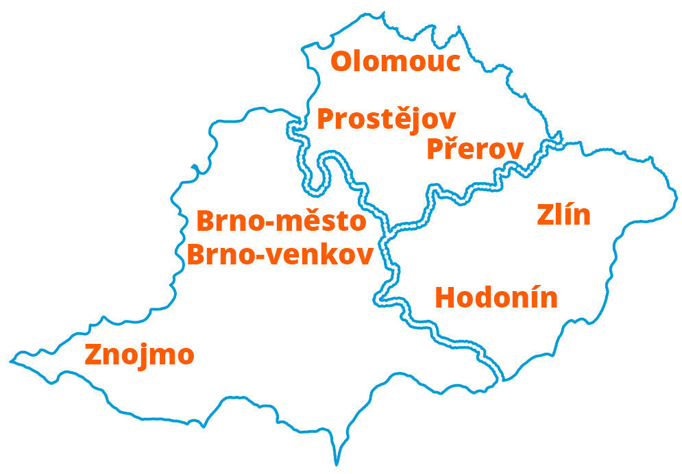 Rozvoz v Brně a vybraných městech v okolí